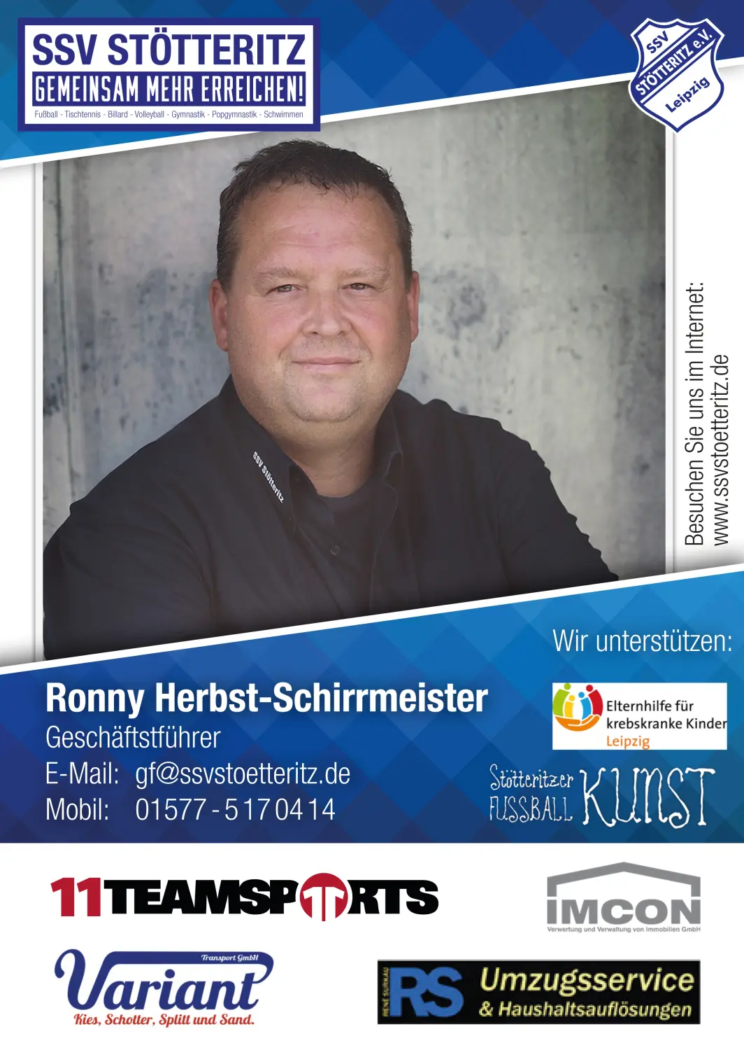 SSV Stötteritz e.V. - Ronny Herbst-Schirrmeister